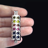 10Pcs Star Pearl Cage Locket Aromatherapy Diffuser Pendant Necklace Charm