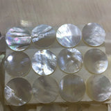 10Pcs 15/18MM Natural Pearl Shell Beads For Making DIY Earrings Necklace