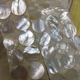 10Pcs 15/18MM Natural Pearl Shell Beads For Making DIY Earrings Necklace