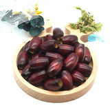 10Pcs Jujube Red Oval Wooden Beads 20*30mm DIY Jewelry Acc