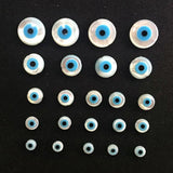10Pcs Evil Eye Natural Pearl Beads DIY Bracelet Necklace Making