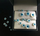 10Pcs Evil Eye Natural Pearl Beads DIY Bracelet Necklace Making