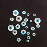 10Pcs Evil Eye Natural Pearl Beads DIY Bracelet Necklace Making