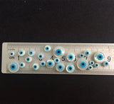 10Pcs Evil Eye Natural Pearl Beads DIY Bracelet Necklace Making
