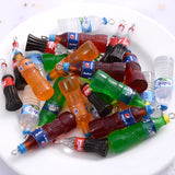 10Pcs/Pack 5 Acrylic Charm Drink Bottle Pendant DIY Jewelry Making