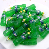 10Pcs/Pack 5 Acrylic Charm Drink Bottle Pendant DIY Jewelry Making