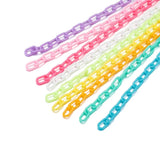 10Pcs Acrylic Chain Links Necklace Making Findings