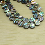 10Pcs/Pack 6-18mm Peacock Abalone Pearl Shell Beads for Jewelry Making
