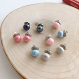 10Pcs Mini Enamel Pearl Neckline Lapel Pins Rhinestone Brooch Jewelry Sets