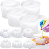 10Pcs Split Cup Silicone Paint Pour Cup for Paint Pouring