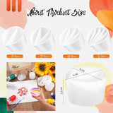 10Pcs Paint Pour Cup 2-5 Channels Split Cups Silicone Paint Pouring Cup