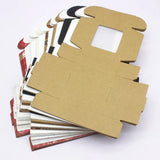 10Pcs Christmas Window Candy Wedding Favors Wrapping Box