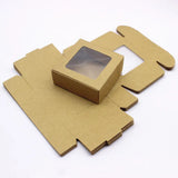 10Pcs Christmas Window Candy Wedding Favors Wrapping Box