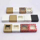 10Pcs Christmas Window Candy Wedding Favors Wrapping Box