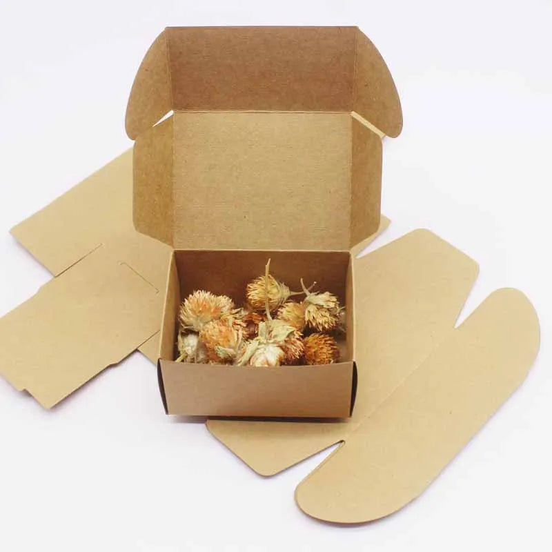 10Pcs 8x6x4cm Paper Box DIY Candy Wedding Favors Jewelry Party Supplies