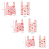 10Pcs Peach Pizza Lauch Bag Vegetable Shopping Pouch Fruit Packing Bag