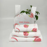 10Pcs Peach Pizza Lauch Bag Vegetable Shopping Pouch Fruit Packing Bag