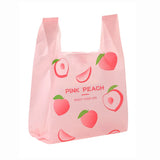 10Pcs Peach Pizza Lauch Bag Vegetable Shopping Pouch Fruit Packing Bag