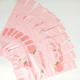10Pcs Peach Pizza Lauch Bag Vegetable Shopping Pouch Fruit Packing Bag