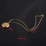 10Pcs Photo Frame Locket Pendant Necklace Stainless Steel Chain DIY Jewelry