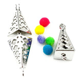 10Pcs Pearl Cage Locket Aromatherapy Pendant Necklace DIY Jewelry Making
