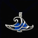 10Pcs Witch Cap Pearl Cage Aromatherapy Oil Diffuser Pendant