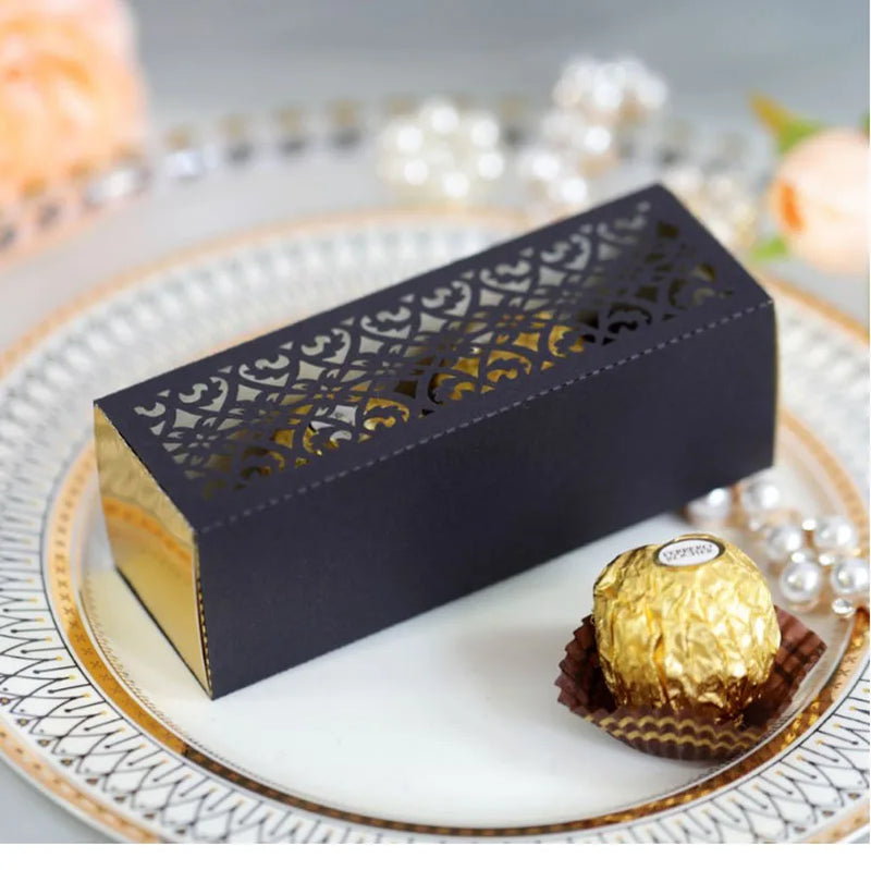 10Pcs Drawer Shaped Gift Boxes Wedding Dragees Chocolate Box