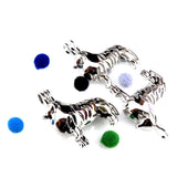 10Pcs Sheepdog Pearl Cage Pendant Aromatherapy Necklace Bracelet