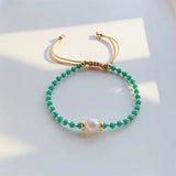 10Pcs Crystal Beaded Bracelet Women Jewellery Pearl Bracelets