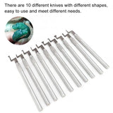 10Pcs Professional Wax Carving Kit for Jewelry Making