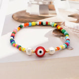 10Pcs Rainbow Seed Beads Bracelet Natural Pearls Girl Bracelet Women Jewellery