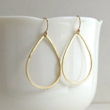10Pcs Raw Brass Teardrop Frame Pendant Charms for DIY Earrings