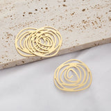 10Pcs Brass Rose Flower Drop Charms for Jewelry Making