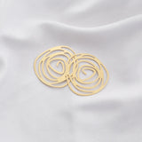 10Pcs Brass Rose Flower Drop Charms for Jewelry Making