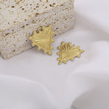10Pcs Raw Brass Sacred Heart Charms for Jewelry Making
