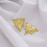 10Pcs Raw Brass Sacred Heart Charms for Jewelry Making