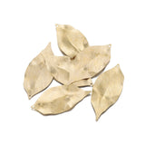 10Pcs Brass Textured Leaf Charm for DIY Jewelry Making