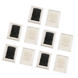 10Pcs Rectangle Acrylic Ring Display Stand Showcase Counter Display Rack