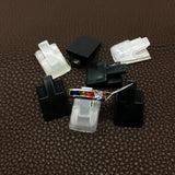 10Pcs Rectangle Acrylic Ring Display Stand Showcase Counter Display Rack