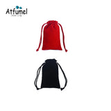 10Pcs Red Velvet Jewelry Pouch Drawstring Bag Storage Travel Gift