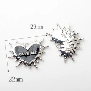 10Pcs Retro Bowknot Cat Paw Charms for DIY Earrings Bracelets