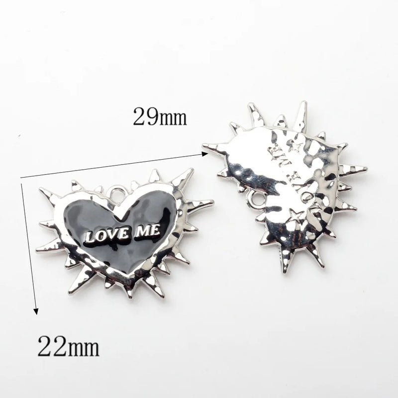 10Pcs Retro Bowknot Cat Paw Charms for DIY Earrings Bracelets