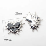 10Pcs Retro Bowknot Cat Paw Charms for DIY Earrings Bracelets