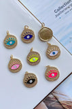 10Pcs Romantic Micro Pave CZ Heart Zircon Pendant