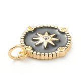 10Pcs Enamel Sun Stars Charms DIY Jewelry Making Copper Accessories