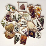10Pcs Round Pendant Press Flower UV Resin Blank Frame Bezel Jewelry
