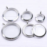 10Pcs Round Twist Memory Locket Pendant For Women Gift Jewelry Bulk
