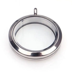 10Pcs Round Twist Memory Locket Pendant For Women Gift Jewelry Bulk