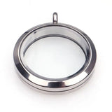 10Pcs Round Twist Memory Locket Pendant For Women Gift Jewelry Bulk
