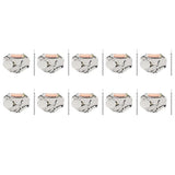 10Pcs/Set 2035 Quartz Watch Movement Replacement Parts Alloy Watch Repair Tool